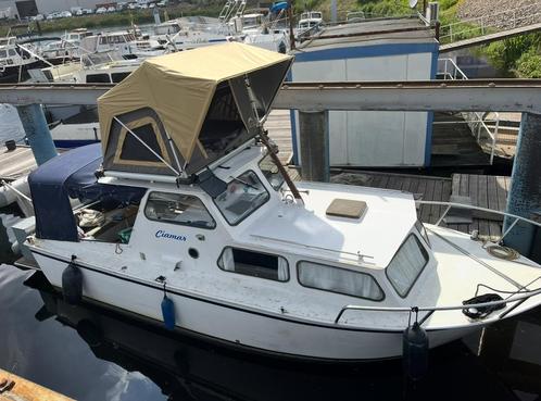 Zeer complete unieke weekend cruiser (nieuwe foto's !), Watersport en Boten, Motorboten en Motorjachten, Gebruikt, Staal, 6 tot 9 meter