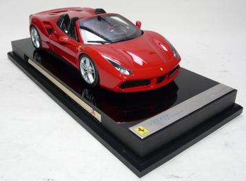 Ferrari 488 Spider Rood 1:18 van Amalgam beschikbaar voor biedingen