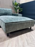 ZGAN Royale Velvet Velours U-Bank / Hoekbank - Groen - 390cm, Huis en Inrichting, Ophalen, -, -, Hoekbank