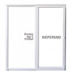 Kiepschuifpui antraciet b250 x h215 RAL7016, Niet ingevuld, Kunststof, 120 cm of meer, Niet ingevuld