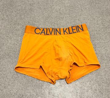 Calvin Klein oranje heren boxers maat M beschikbaar voor biedingen
