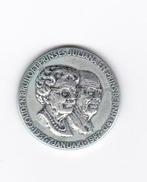 Zilveren penning Juliana en Bernhard 1937-1987", Postzegels en Munten, Penningen en Medailles, Ophalen of Verzenden, Zilver, Nederland