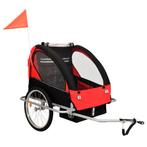 Kinderfietskar wandelwagen fietsaanhanger 2in1 GRATIS BEZORG, Fietsen en Brommers, Fietsaccessoires | Aanhangers en Karren, Verzenden