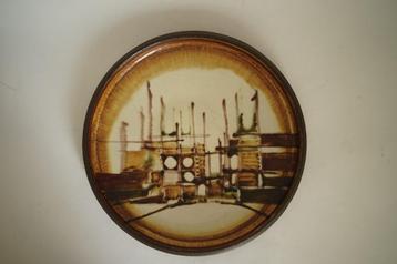 vintage keramiek wandbord Inge Lise Eder Denmark bord. beschikbaar voor biedingen