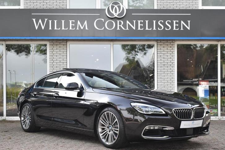 BMW 6-serie Gran Coupé 640i High Executive Individual Inter, Auto's, BMW, Bedrijf, Te koop, 6-Serie Gran Coupé, 360° camera, ABS