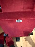 Bioscoop of theater stoelen- Rood Gestoffeerd, Ophalen, Rood