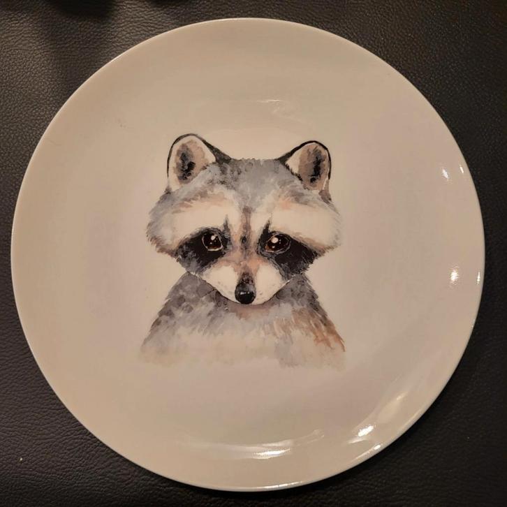 Wandbord Wonder Wall Wasbeer - 23.5 cm, Huis en Inrichting, Woonaccessoires | Wanddecoraties, Gebruikt, Ophalen of Verzenden