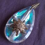 Vintage Di-Chroïd Hanger Alpen Edelweiss, Verzenden, Zilver, Overige materialen