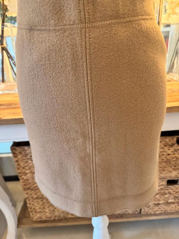 Korte, Camel-Beige rok Marc Cain, wol, maat 36/nr2/S., Kleding | Dames, Rokken, Zo goed als nieuw, Maat 36 (S), Beige, Boven de knie