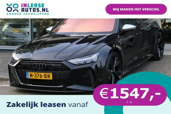 Audi RS6 RS6 TFSI quattro DYNAMIC PLUS PANO-DAK VOL!, Auto's, Audi, Bedrijf, Lease, Financial lease, RS6, 360° camera, ABS, Adaptive Cruise Control