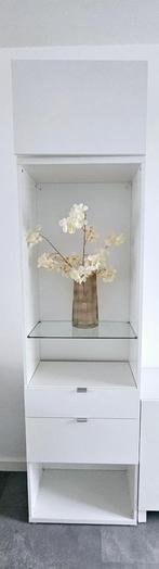 MOOIE HOOGGLANS BESTA KAST / VITRINE, Huis en Inrichting, Kasten | Vitrinekasten, Ophalen, 200 cm of meer, 50 tot 100 cm, Zo goed als nieuw