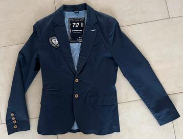 ZGAN colbert blazer jasje mt 158 164 Sevenoneseven blauw 717 beschikbaar voor biedingen