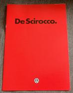 Volkswagen Scirocco, folder, 1983, Ophalen of Verzenden, Zo goed als nieuw, Volkswagen