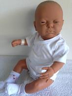 🌸THE DOLL FACTORY Getint Babypop MEISJE. b., Ophalen of Verzenden, Zo goed als nieuw, Babypop, Levensecht of Reborn