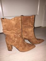Nieuw cognackleurige halfhoge laarzen, Kleding | Dames, Schoenen, Hoge laarzen, Bruin, Nieuw, Ophalen of Verzenden
