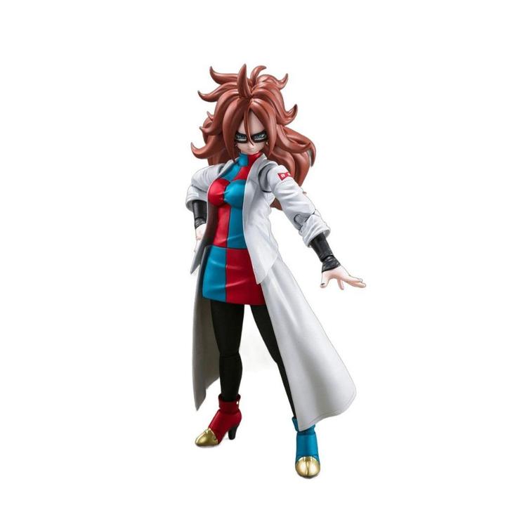 Dragon Ball FighterZ Android 21 (Lab Coat) S.H.Figuarts 15cm, Verzamelen, Poppetjes en Figuurtjes, Nieuw, Verzenden