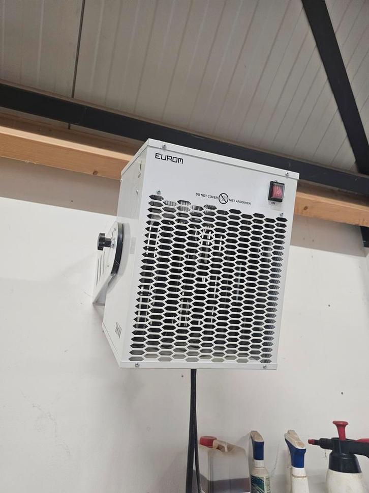 Eurom 9kW Heater werkplaats verwarming, Doe-het-zelf en Verbouw, Verwarming en Radiatoren, Gebruikt, Kachel, 800 watt of meer