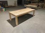 6/8 persoons teak tuintafel 100x240cm (showmodel), Ophalen, Nieuw, Rechthoekig, Teakhout