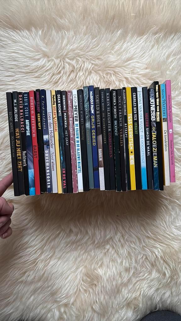 Spannende boeken weken collectie - 31 boeken, Boeken, Thrillers, Zo goed als nieuw, Ophalen of Verzenden