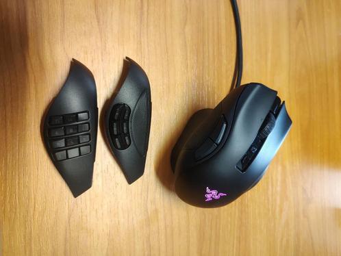 Razer Naga V2 Pro Gamer Mouse met oplaaddock, Computers en Software, Muizen, Zo goed als nieuw, Muis, Linkshandig, Draadloos, Ergonomisch