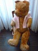 Oude Teddy beer met glas ogen., Verzenden