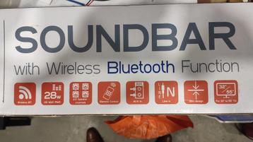 TV Soundbar met 4 luidsprekers en afstandsbediening, NIEUW beschikbaar voor biedingen