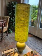 HK living groene Pistachio Lamp - Linnen Kap, Huis en Inrichting, Lampen | Tafellampen, Ophalen, 50 tot 75 cm, Stof, Zo goed als nieuw