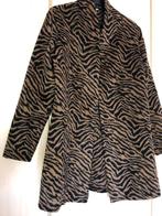 Xpress Warme lang blazer met dierenprint maat L ongedragen, Verzenden, Zwart, Maat 42/44 (L), Nieuw