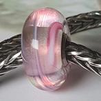 Roze Lint Van Trollbeads, Sieraden, Tassen en Uiterlijk, Bedels, Glas of Kristal, Ophalen of Verzenden, Zo goed als nieuw, Trollbeads