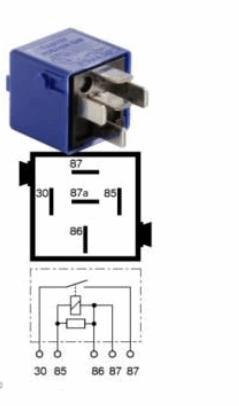Relais blauw BMW 3 serie E36 61368364582 8364582 beschikbaar voor biedingen