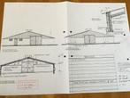 1.188 m² staalconstructie van 72 m1 lang en 16,5 m1 breed, Doe-het-zelf en Verbouw, Ophalen, Gebruikt, IJzer