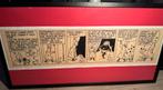 Kuifje facsimile strook van originele tekening, Boeken, Stripboeken, Eén stripboek, Ophalen of Verzenden, Zo goed als nieuw