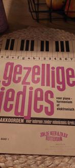 JOH. DE HEER Gezellige liedjes op cijfers CIJFERAKKOORDEN, Orgel, Les of Cursus, Ophalen of Verzenden, Zo goed als nieuw