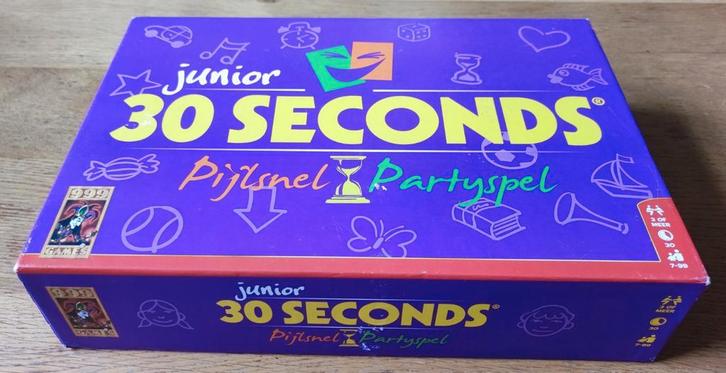 30 Seconds Junior - Pijlsnel partyspel l 999 games, Hobby en Vrije tijd, Gezelschapsspellen | Bordspellen, Gebruikt, Drie of vier spelers