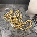 14 karaat gouden ketting bicolour dik schakel, Ophalen of Verzenden, Nieuw, Goud