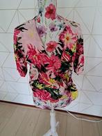 Fleurige overslagblouse, Maat 42/44 (L), Zo goed als nieuw, Roze, Esmara