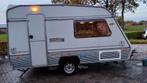 Beyerland 380/2 airco,zonnepanelen maxfan,voortent,mover, Caravans en Kamperen, Caravans, Standaardzit, Dwarsbed, Particulier
