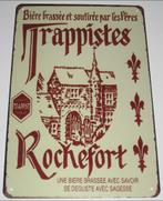 ROCHEFORT BIER : Metalen Bord ROCHEFORT Trappisten Bier, Verzenden, Nieuw, Reclamebord, Plaat of Schild, Overige merken