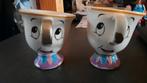 Disney kopjes van belle en het beest, Ophalen of Verzenden, Assepoester of Belle, Zo goed als nieuw, Servies