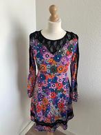 Desigual maat 40 retro bloemen jurkje paars 2024, Maat 38/40 (M), Desigual, Paars, Ophalen of Verzenden