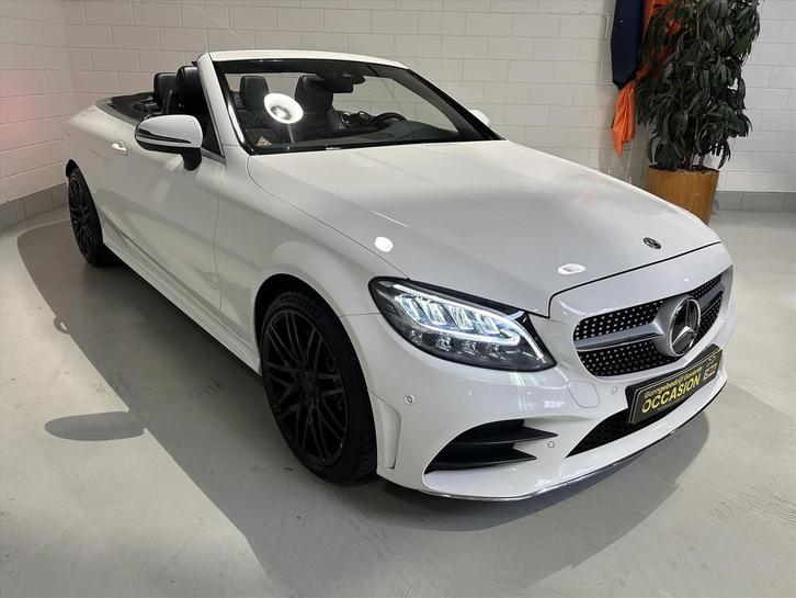 Mercedes C-Klasse Cabriolet C180 156pk 9G AMG-Line, Camera,, Auto's, Mercedes-Benz, Bedrijf, Te koop, C-Klasse, ABS, Airbags, Airconditioning