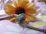 Pandora bedel 790607 = Murano FLEUR & KLEUR bloemen, Glas of Kristal, Pandora, Ophalen of Verzenden, Zo goed als nieuw