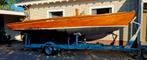 Klassieke W-klasse zeilboot (1910) met trailer, Watersport en Boten, Open zeilboten, Ophalen, Geen motor, Gebruikt, Benzine