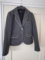 Grijs antraciet wollig jasje maat 36 van Gant. Heeft een wit, Ophalen of Verzenden, Zo goed als nieuw, GANT, Jasje