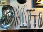 Antiek tandarts gereedschap, Ophalen of Verzenden