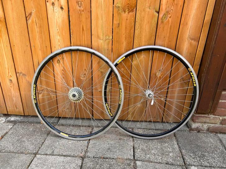 Campagnolo Racewielen Apollo 700x13c, Fietsen en Brommers, Fietsonderdelen, Gebruikt, Racefiets, Wiel, Ophalen of Verzenden