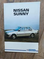 Nissan sunny brochure 1985, Boeken, Auto's | Folders en Tijdschriften, Gelezen, Nissan, Ophalen of Verzenden, Nissan