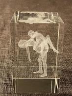3D Laser Gravure  - Man en Vrouw .. Liefdespaar, Antiek en Kunst, Antiek | Glas en Kristal, Ophalen of Verzenden