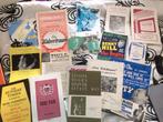 17 programma boekjes folders ballet theater etc vnl jaren 50, Boeken, Ophalen of Verzenden, Gelezen