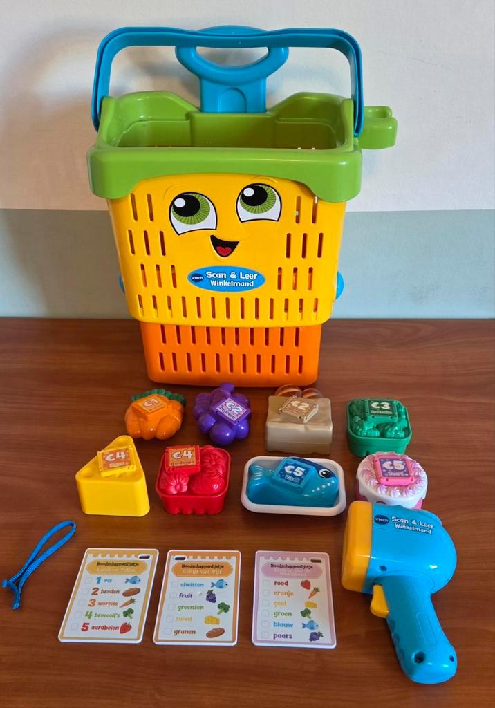 VTech Scan & Leer Winkelmand, Kinderen en Baby's, Speelgoed | Vtech, Zo goed als nieuw, Ophalen of Verzenden